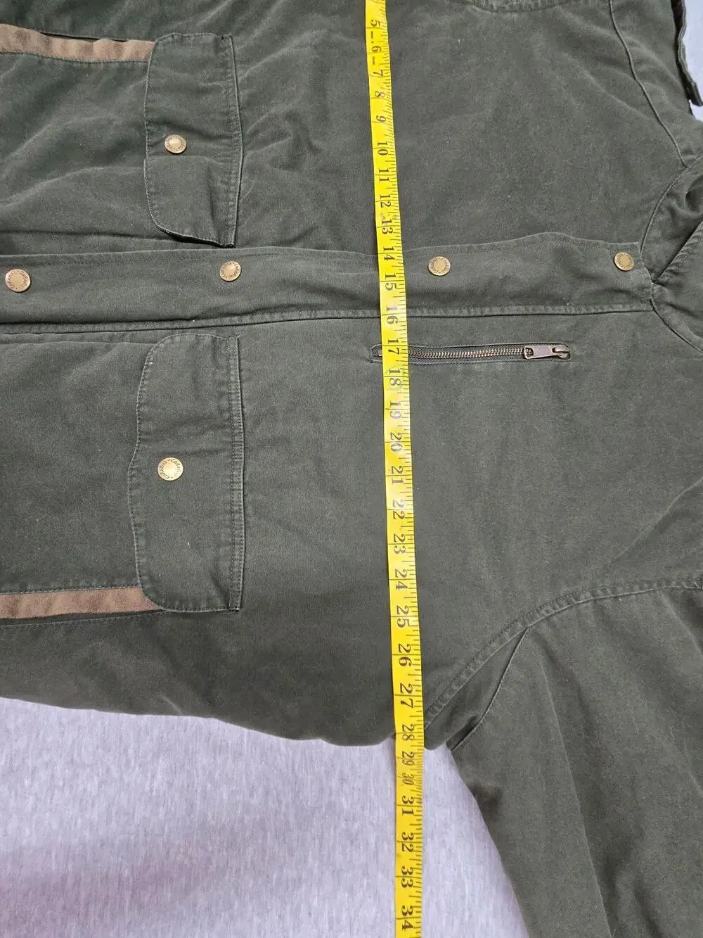 Cabelas Bomber Jacket Mens XLT Green Canvas Thinsulate Insulated Outdoor Hunting